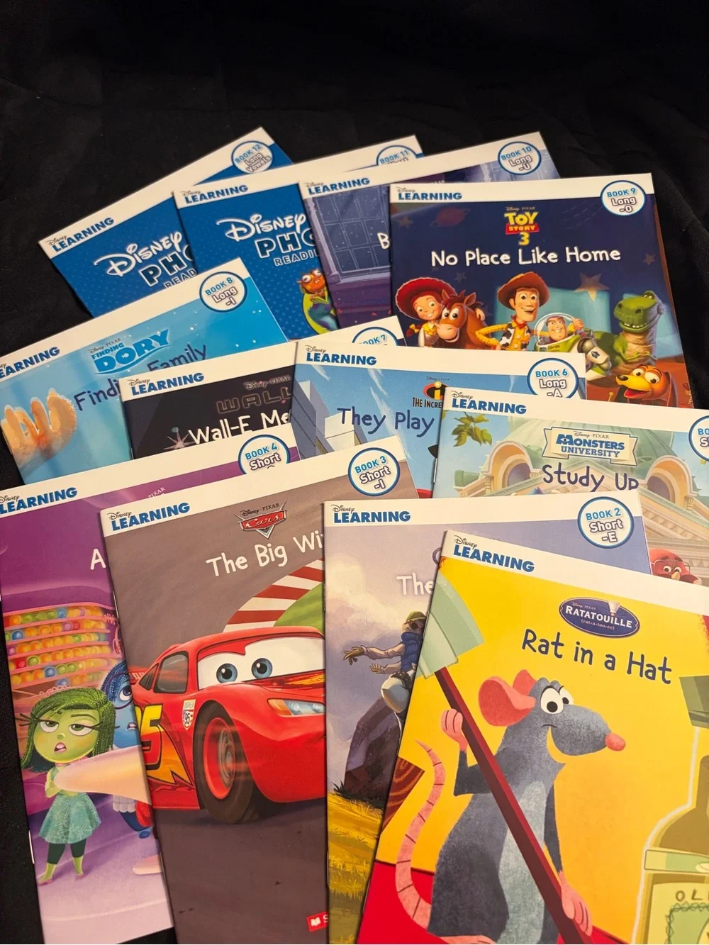 Disney Pixar Phonics Reading Program Complete 12 Book Set